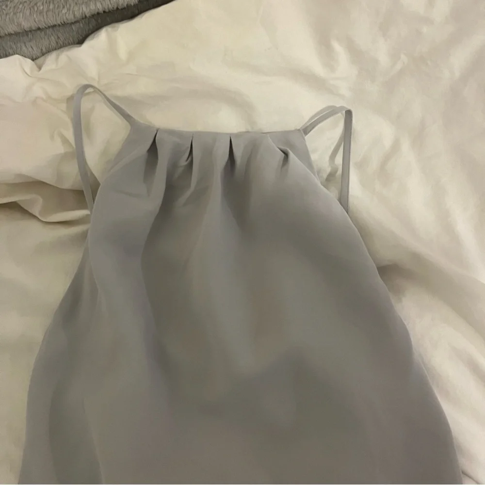NWT Abercrombie Light Gray Long Dress size Medium